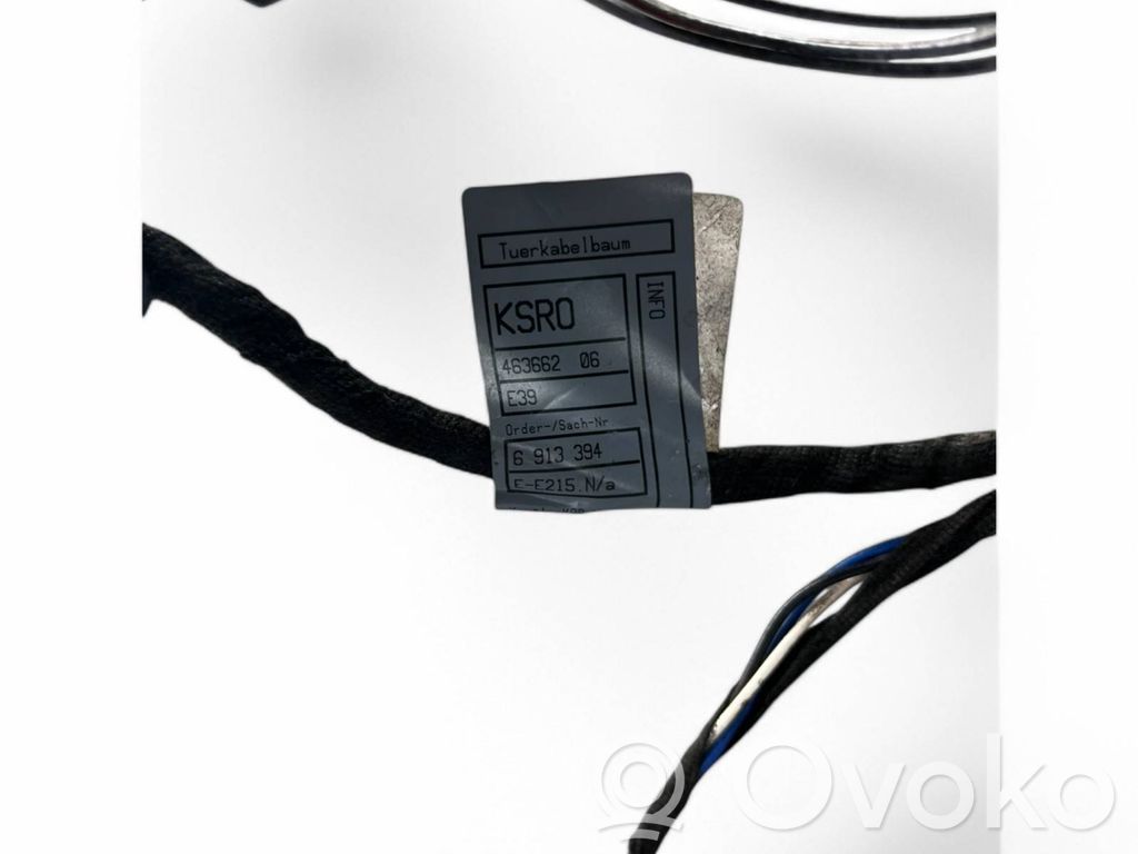 Cableado de puerta trasera   61138352919,61138352918