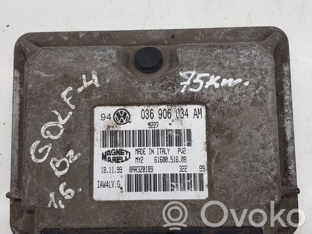 Engine control unit/module   036906034AM,0AR3Z0TB9,6160051808