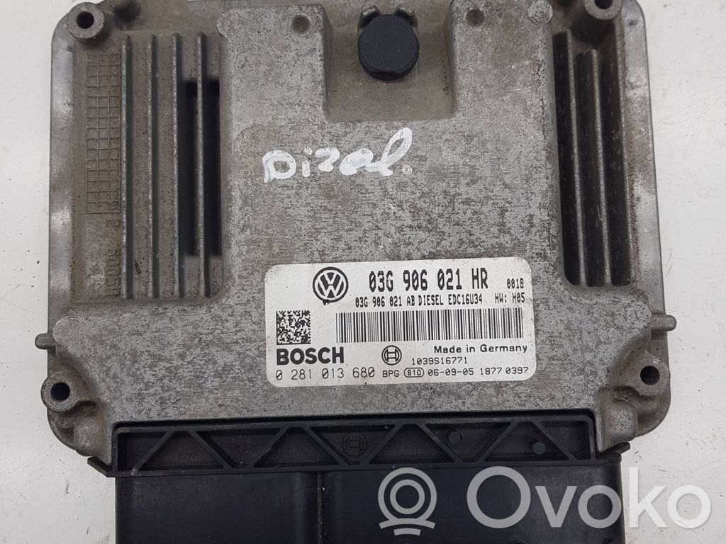 Volkswagen Caddy Engine control unit/module 