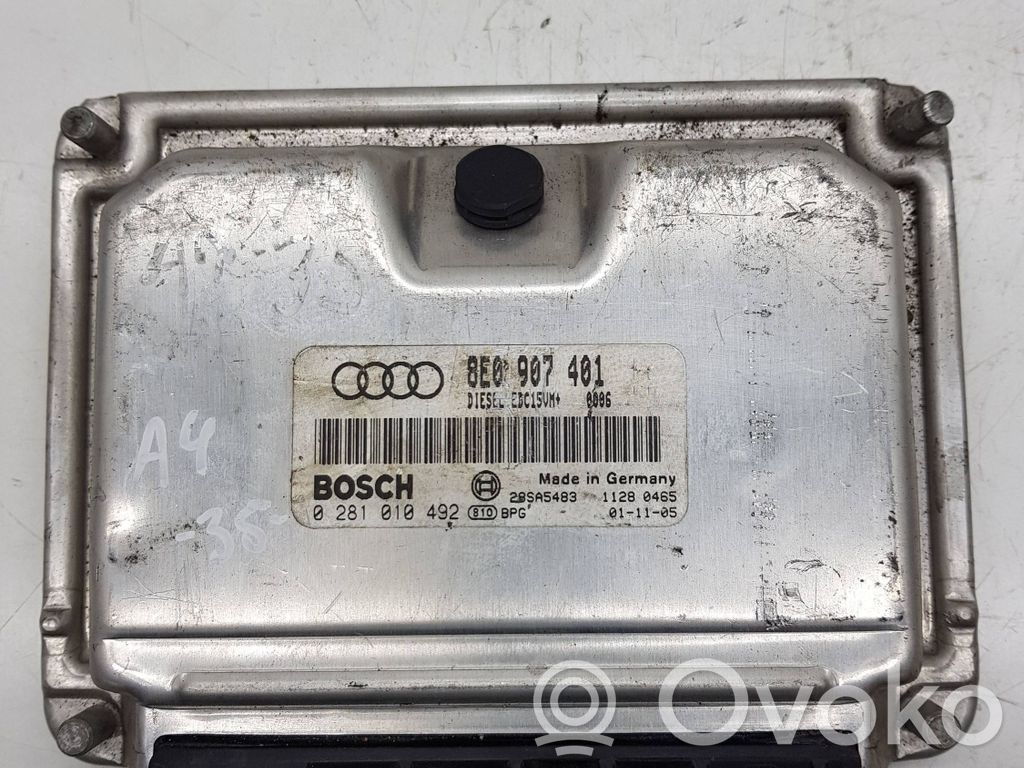 Audi A4 S4 B6 8E 8H Engine control unit/module 