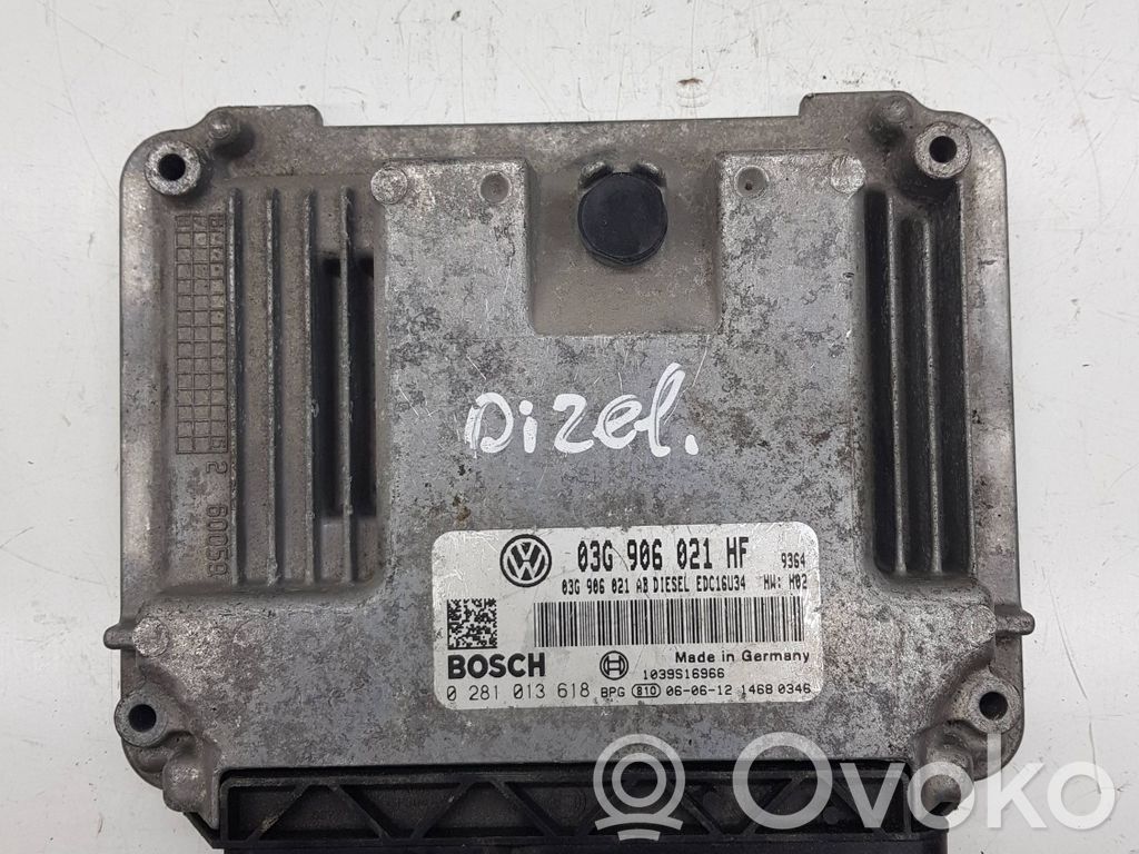 Volkswagen PASSAT B6 Engine control unit/module 