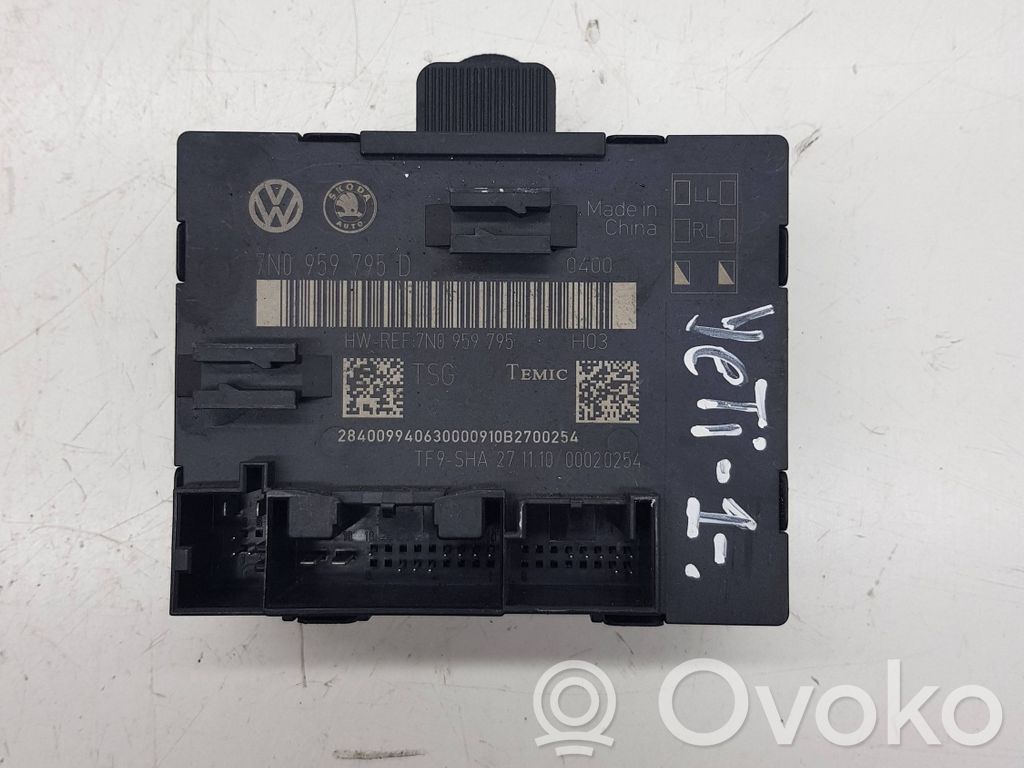 Skoda Yeti (5L) Door control unit/module 