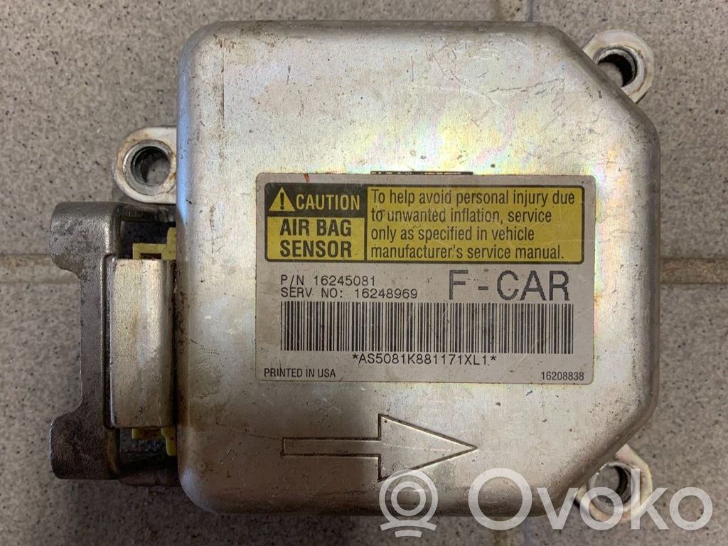 Chevrolet Camaro Airbag control unit/module 