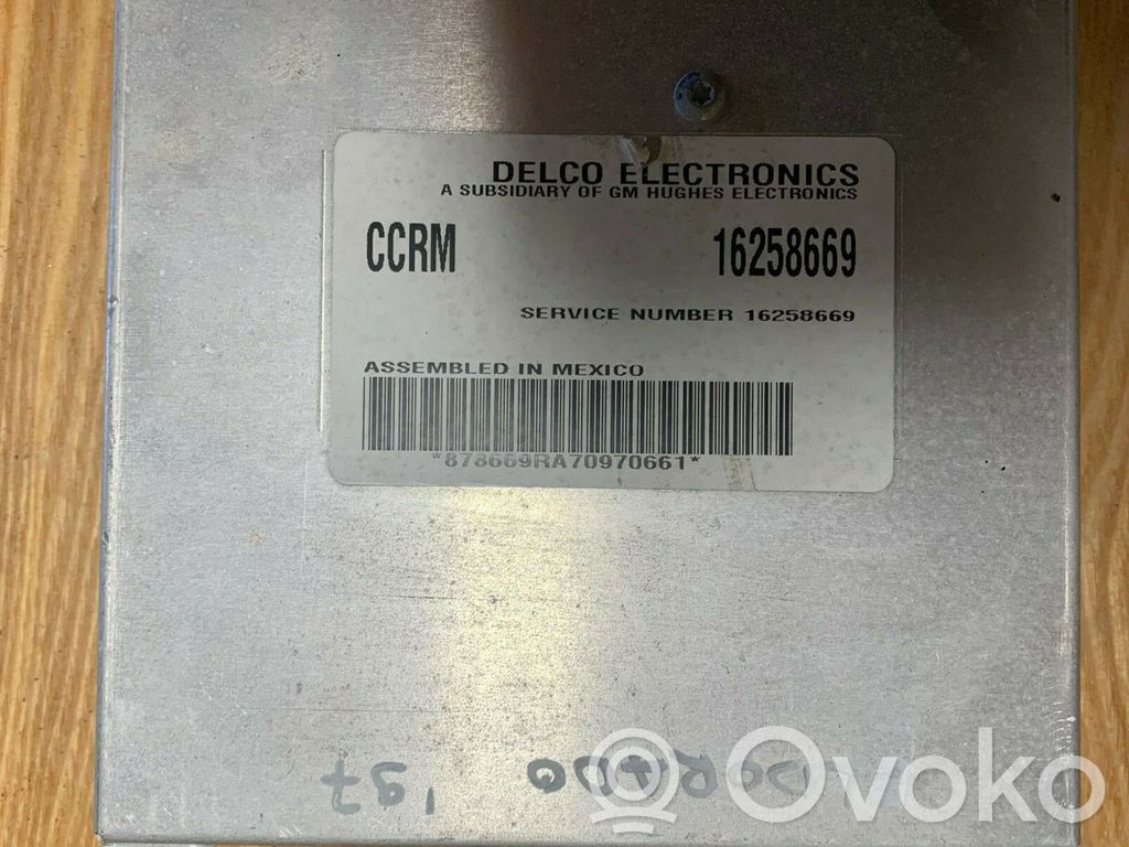 Sonstige Steuergeräte / Module   16258669