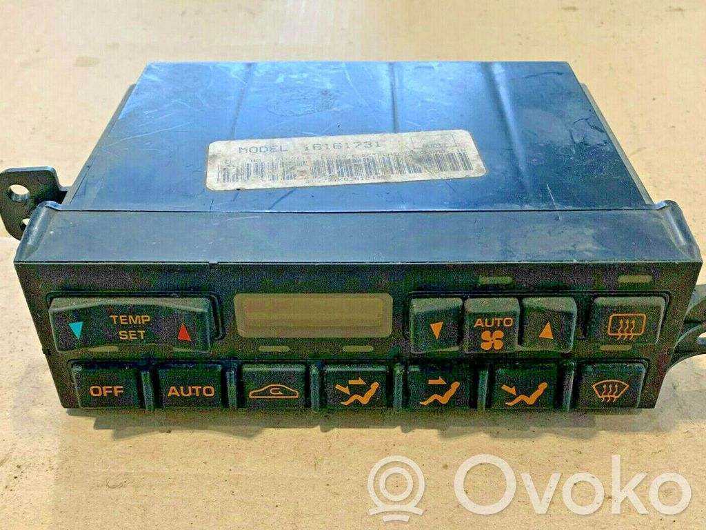 Chevrolet Corvette Climate control unit 