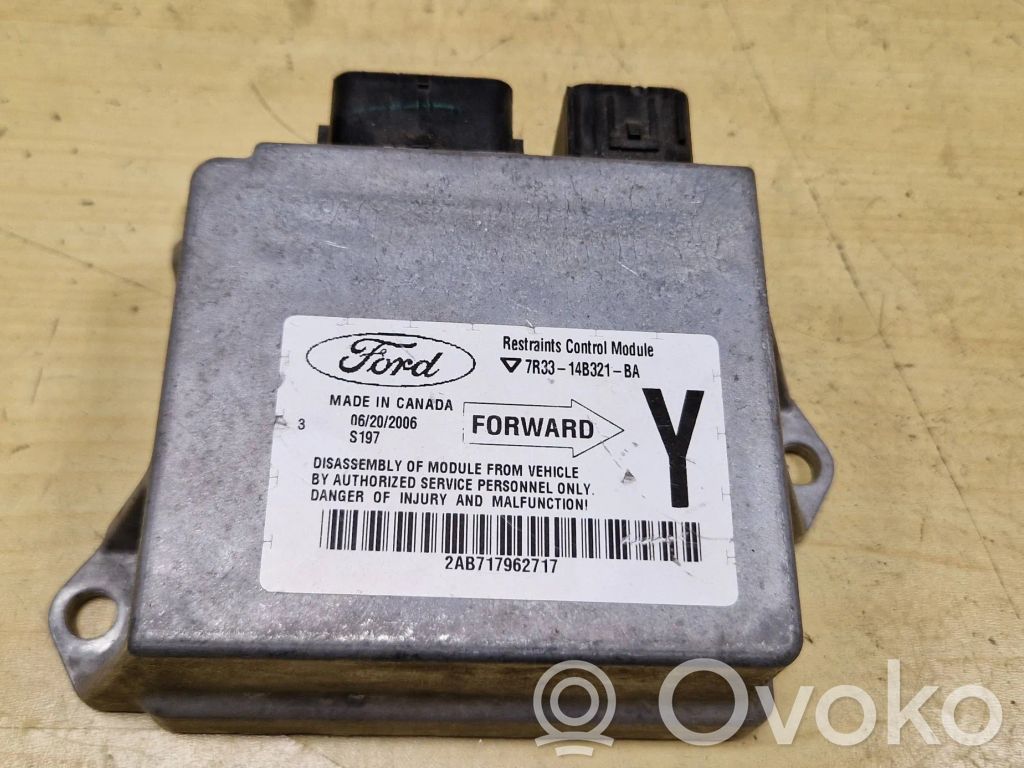 Sterownik / Moduł Airbag   7R3314B321BA,2AB717962717,06202006