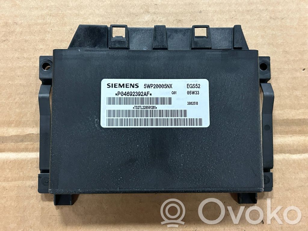 Gearbox control unit/module   P04692392AF,5WP20005NX,TS2TL228501261