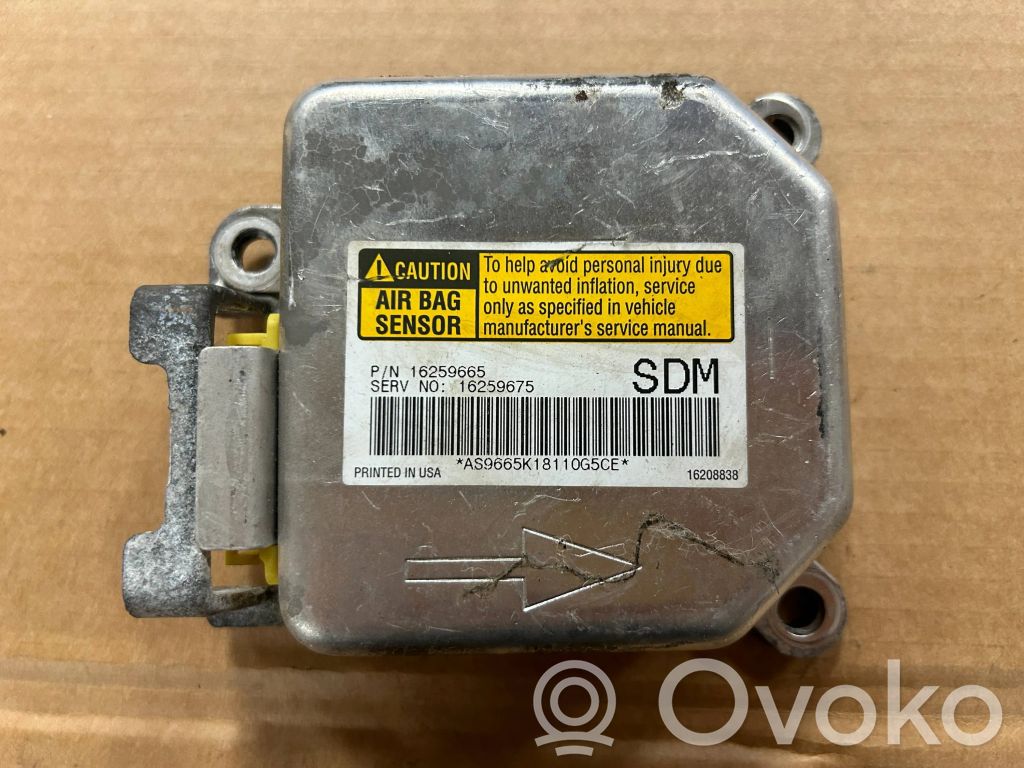 Pontiac Firebird Airbag control unit/module 