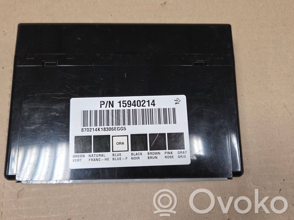 Central body control module   15940214