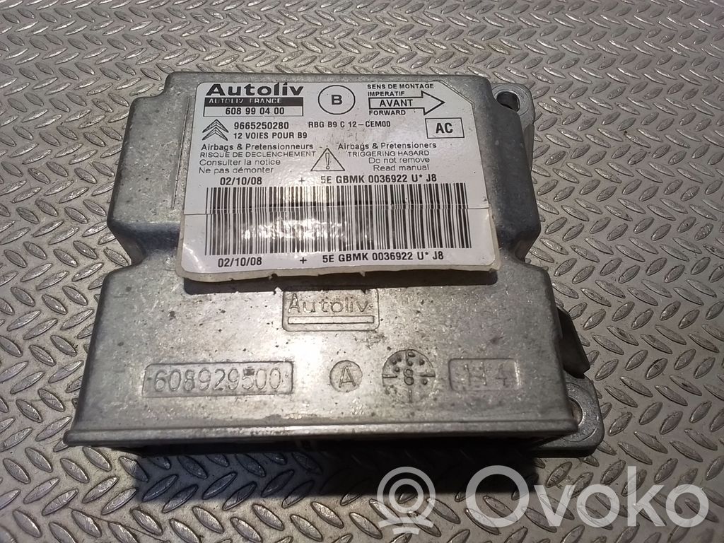 Peugeot Partner Airbag control unit/module 