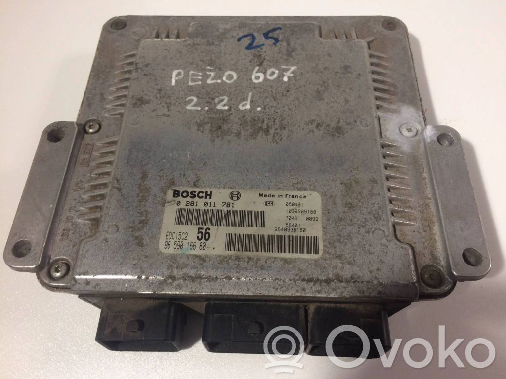 Engine control unit/module   9640938180,0281011781,9659016680