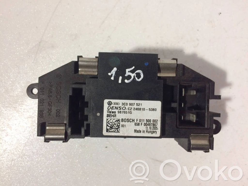Audi A5 8T 8F Rezystor / Opornik dmuchawy nawiewu 