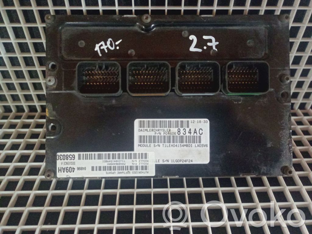 Engine control unit/module   834AC,409AH,658030,TCLU8264409