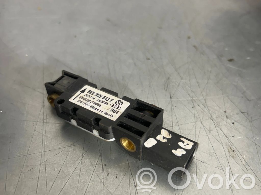 Audi A4 S4 B6 8E 8H Sensor impacto/accidente para activar Airbag 