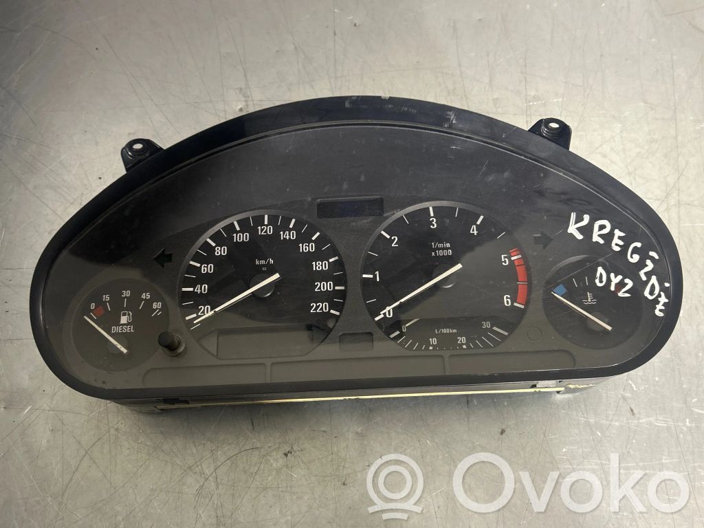 BMW 3 E36 Spidometrs (instrumentu panelī) 
