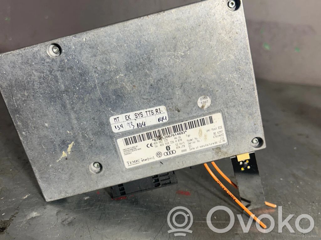 Audi A6 S6 C6 4F Bluetooth modulis 