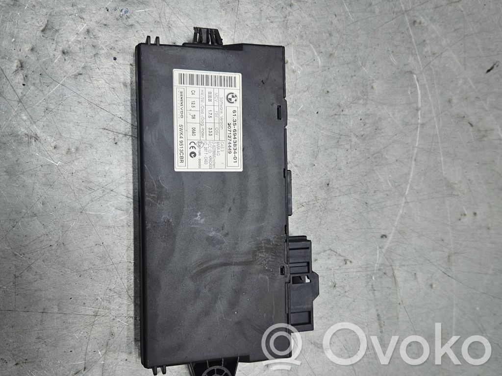 BMW 1 E81 E87 Unitate/modul de comandă CAS 