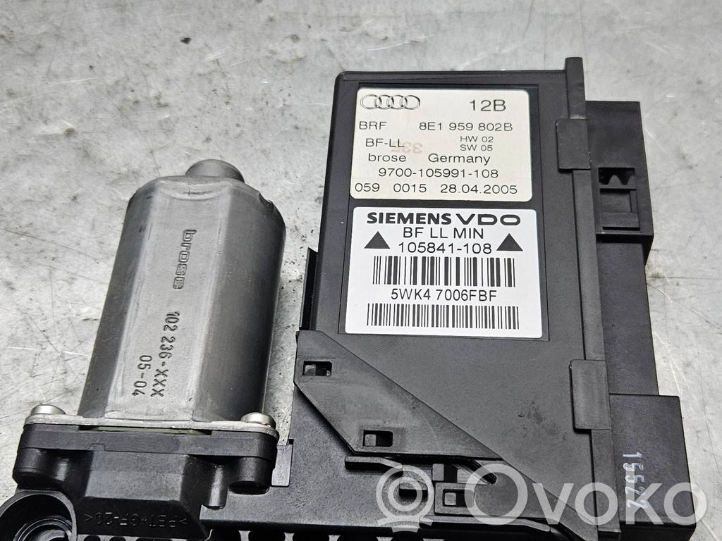 Audi A4 S4 B7 8E 8H Motor macara geam ușă față 