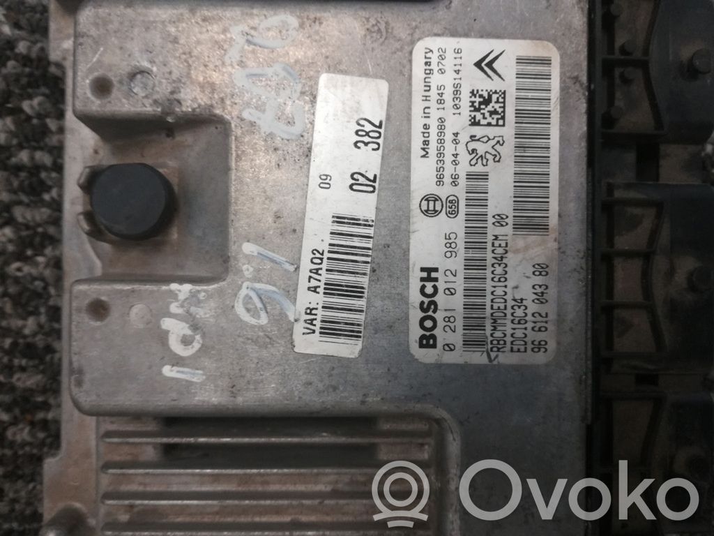 Peugeot 207 Engine control unit/module ECU 