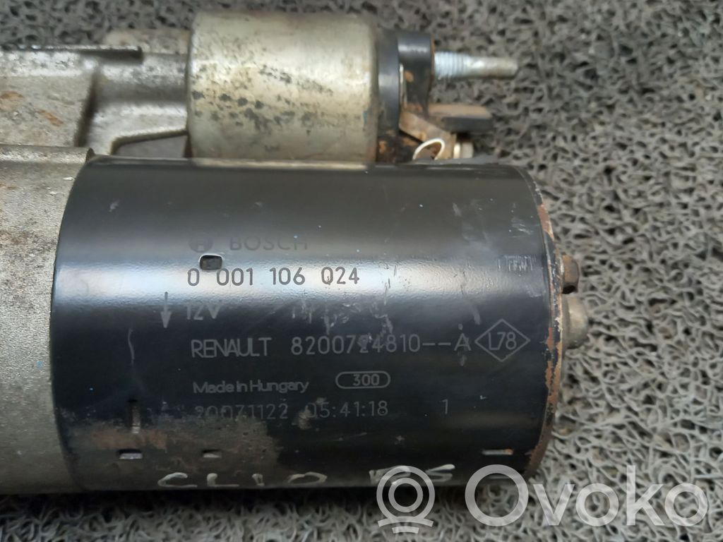Renault Clio III Стартер 