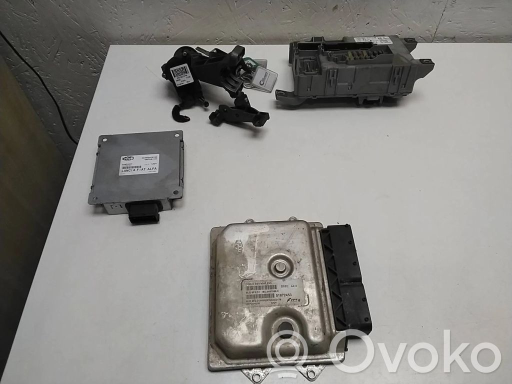 Fiat Doblo Engine ECU kit and lock set 