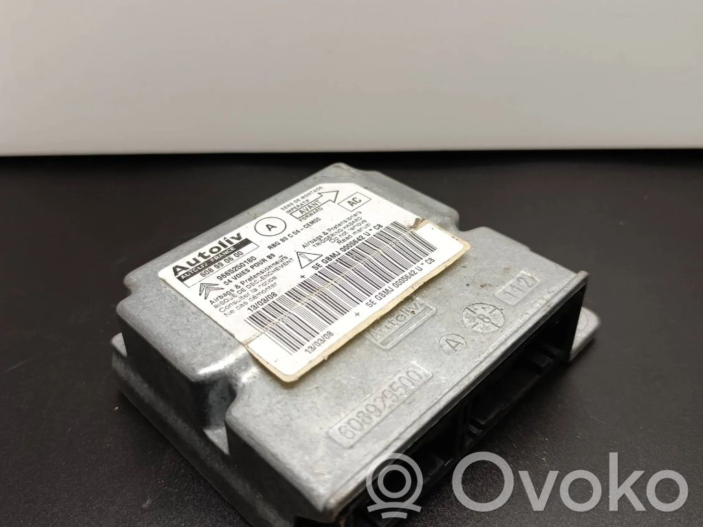 Peugeot Partner Airbag control unit/module 