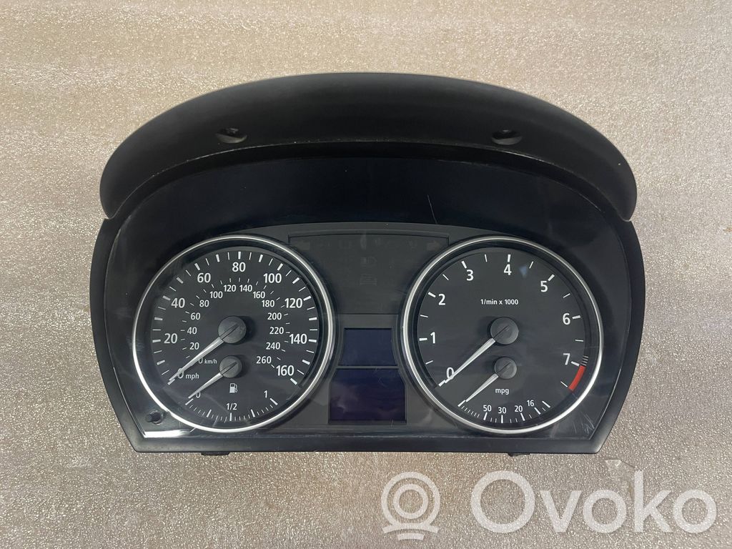BMW 3 E90 E91 Speedometer (instrument cluster) 