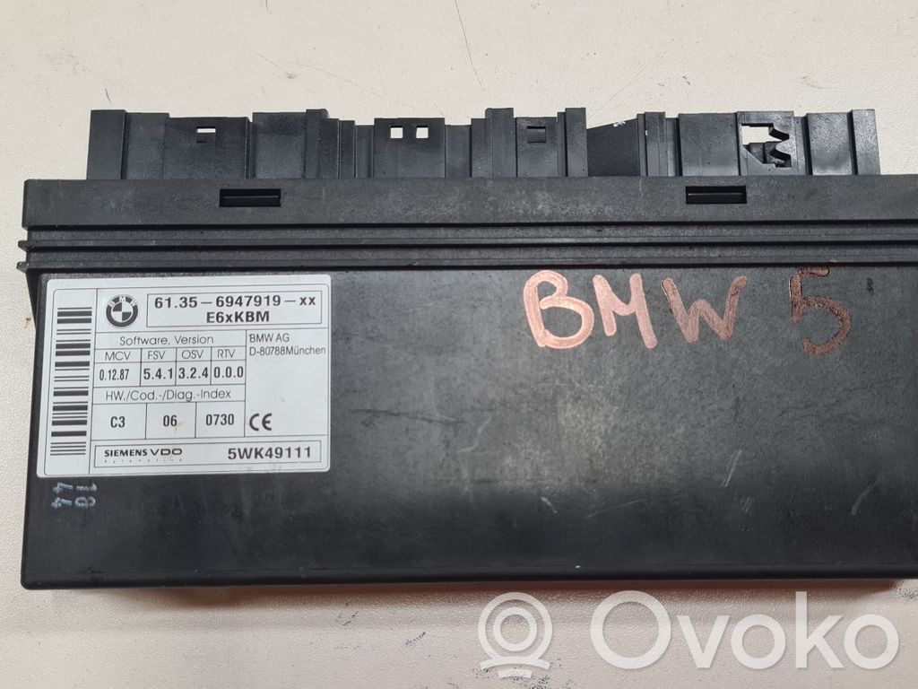 BMW 5 E60 E61 Comfort/convenience module 