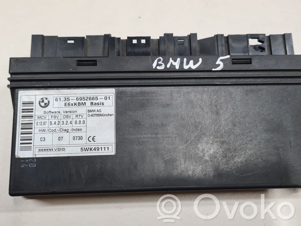 BMW 5 E60 E61 Komforto modulis 