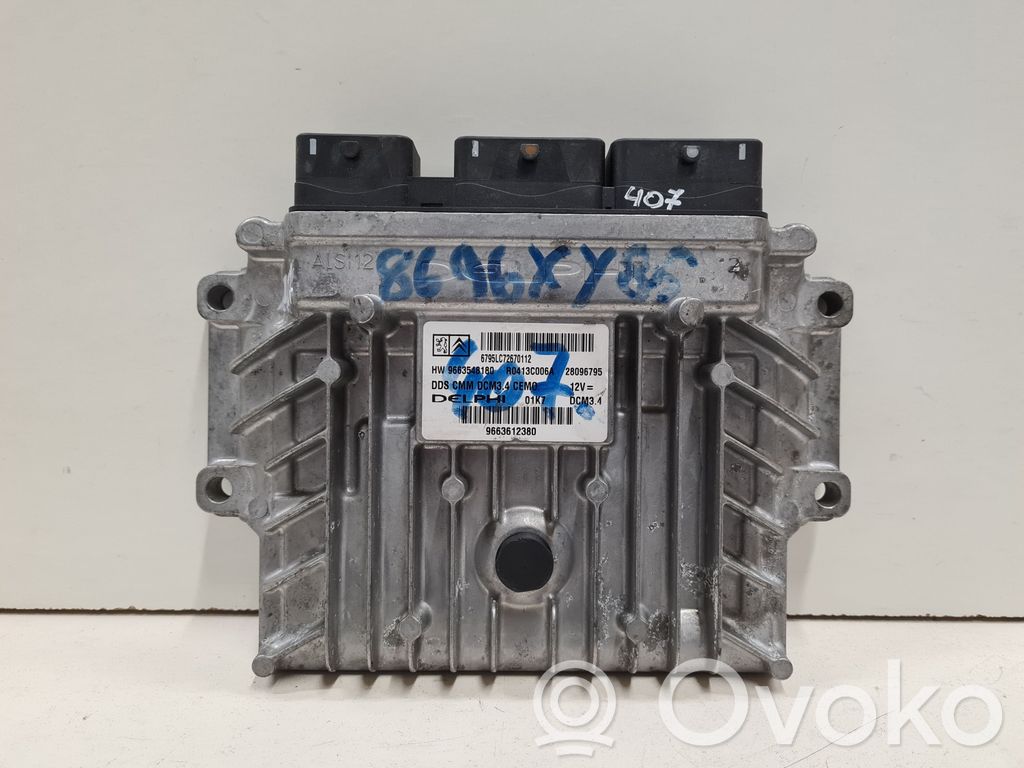 Engine control unit/module   9663548180,9663612380,28096795,R0413C006A