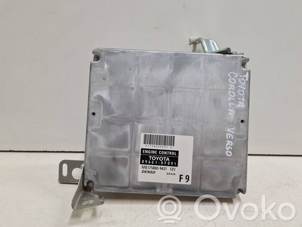 Toyota Corolla Verso AR10 Engine control unit/module 