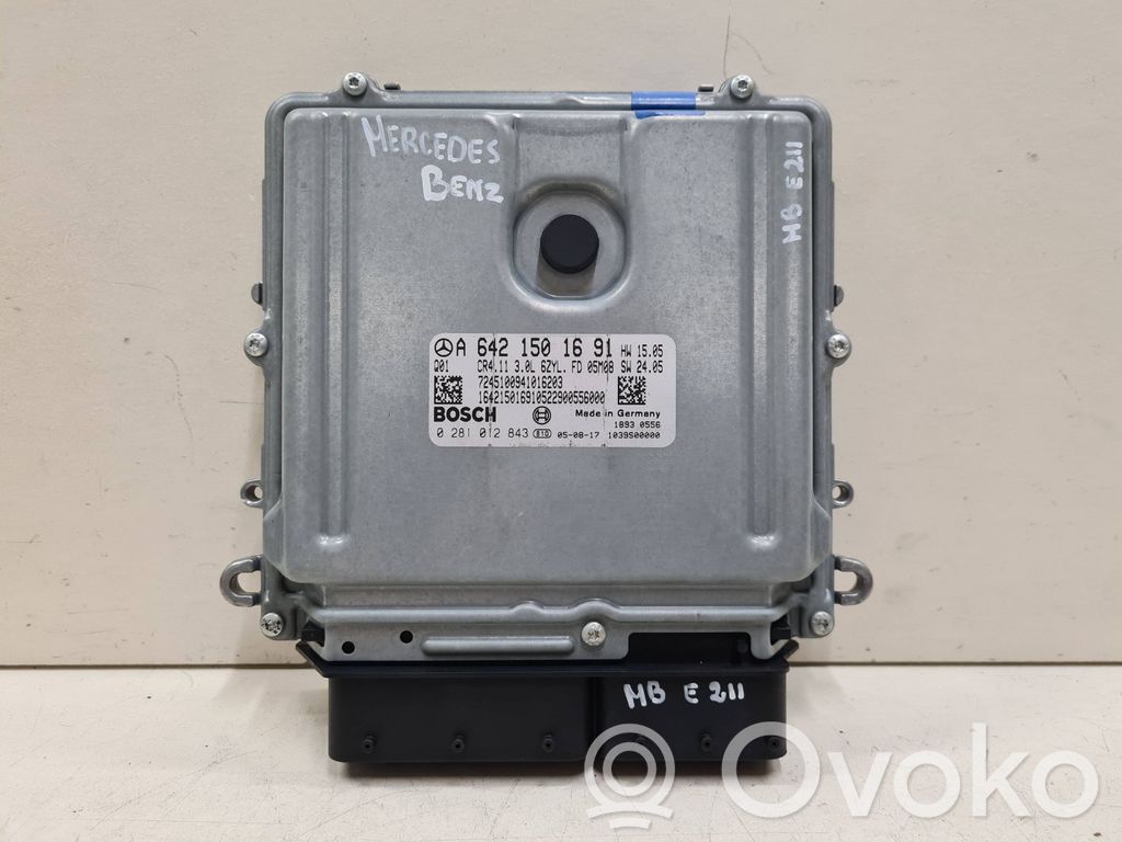 Engine control unit/module   0281012843,A6421501691,1039S00000