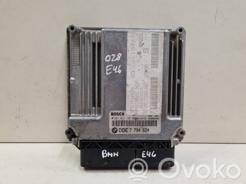 BMW 3 E46 Engine control unit/module 