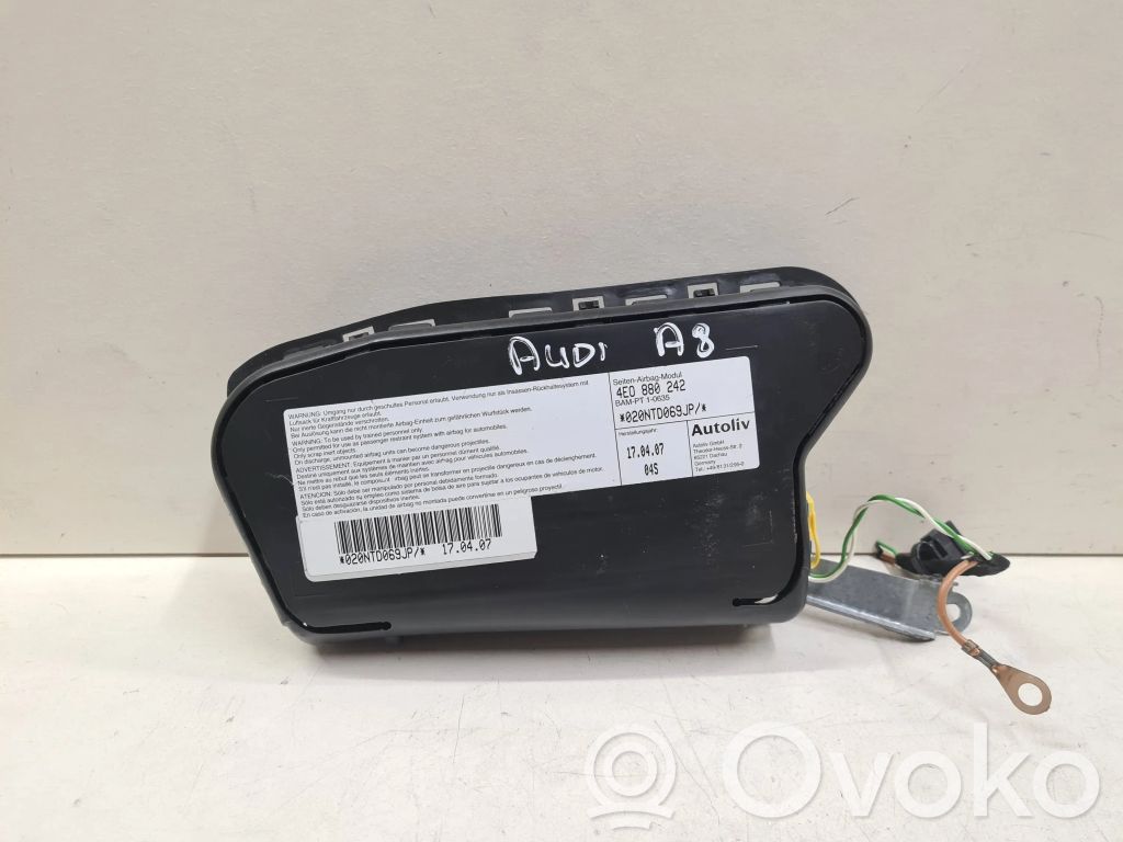 Audi A8 S8 D3 4E Seat airbag 