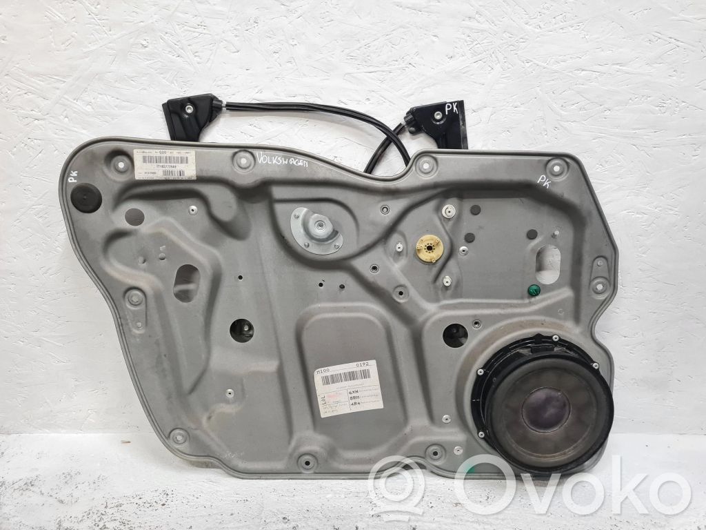Volkswagen Touran I Meccanismo di sollevamento del finestrino anteriore senza motorino 