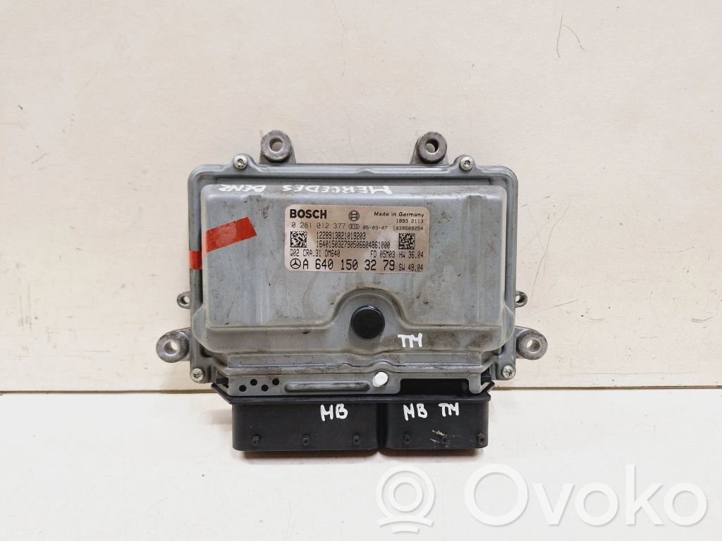 Engine control unit/module   A6401503279,1039S09254,0281012377