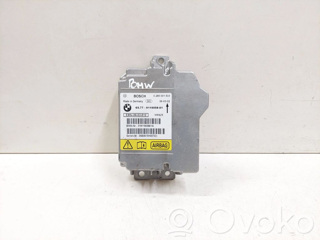 BMW 3 E90 E91 Airbag control unit/module 