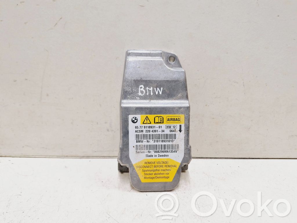 BMW 5 E60 E61 Airbag control unit/module 