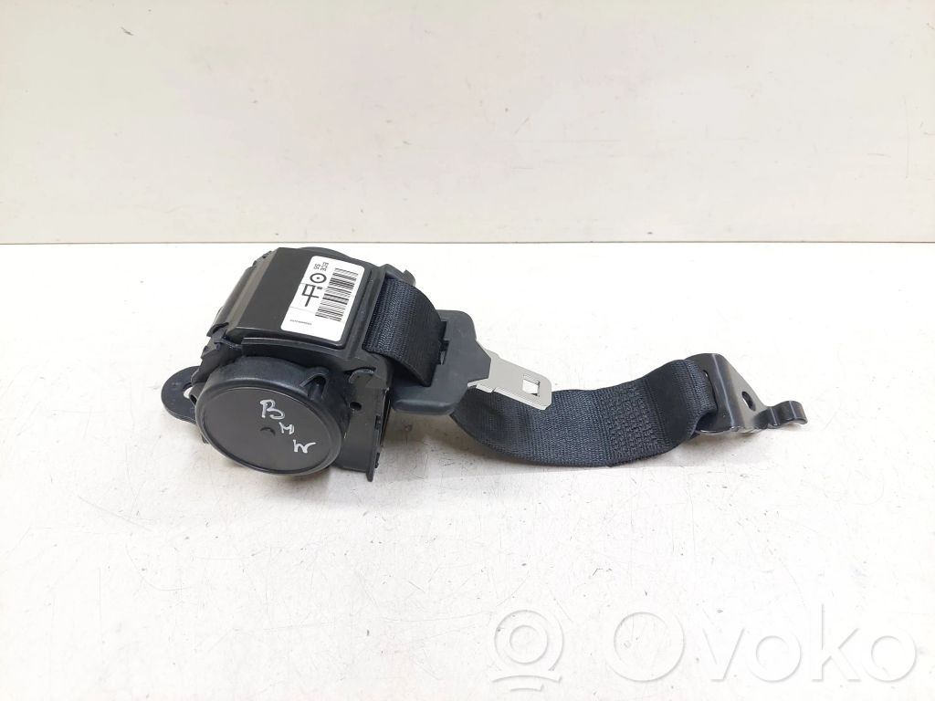 BMW 3 F30 F35 F31 Pas bezpieczeństwa fotela tylnego środkowego 