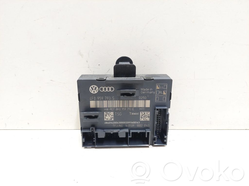 Audi A6 S6 C6 4F Door control unit/module 