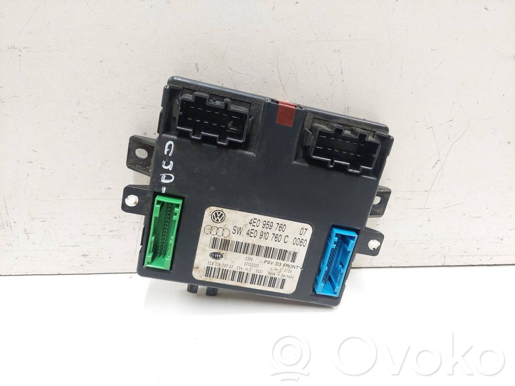 Unidad de control del asiento   4E0959760,5DS00879503,4E0910760C