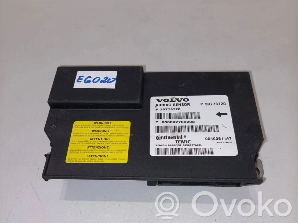 Volvo S80 Airbag control unit/module 
