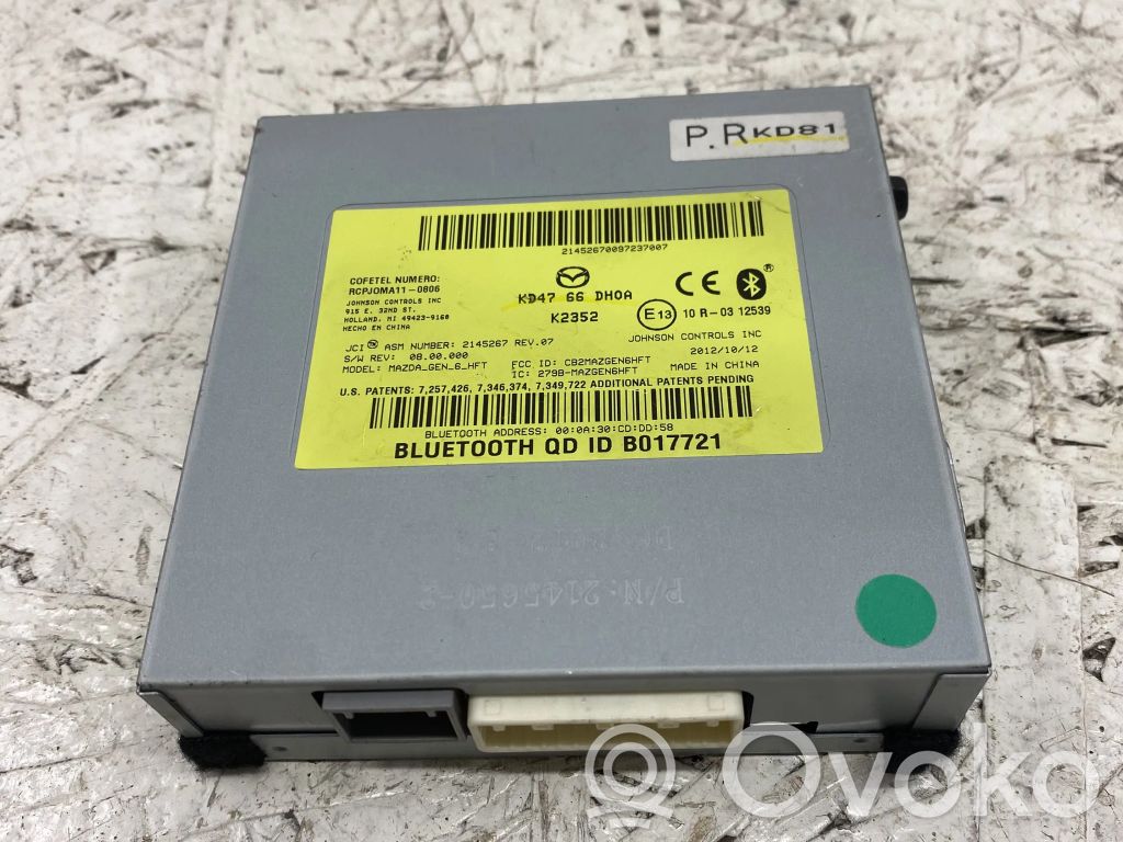 Mazda CX-5 Bluetooth control unit module 