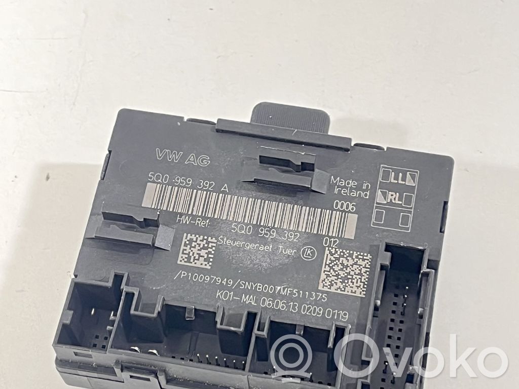Volkswagen Golf VII Durvju vadības bloks 