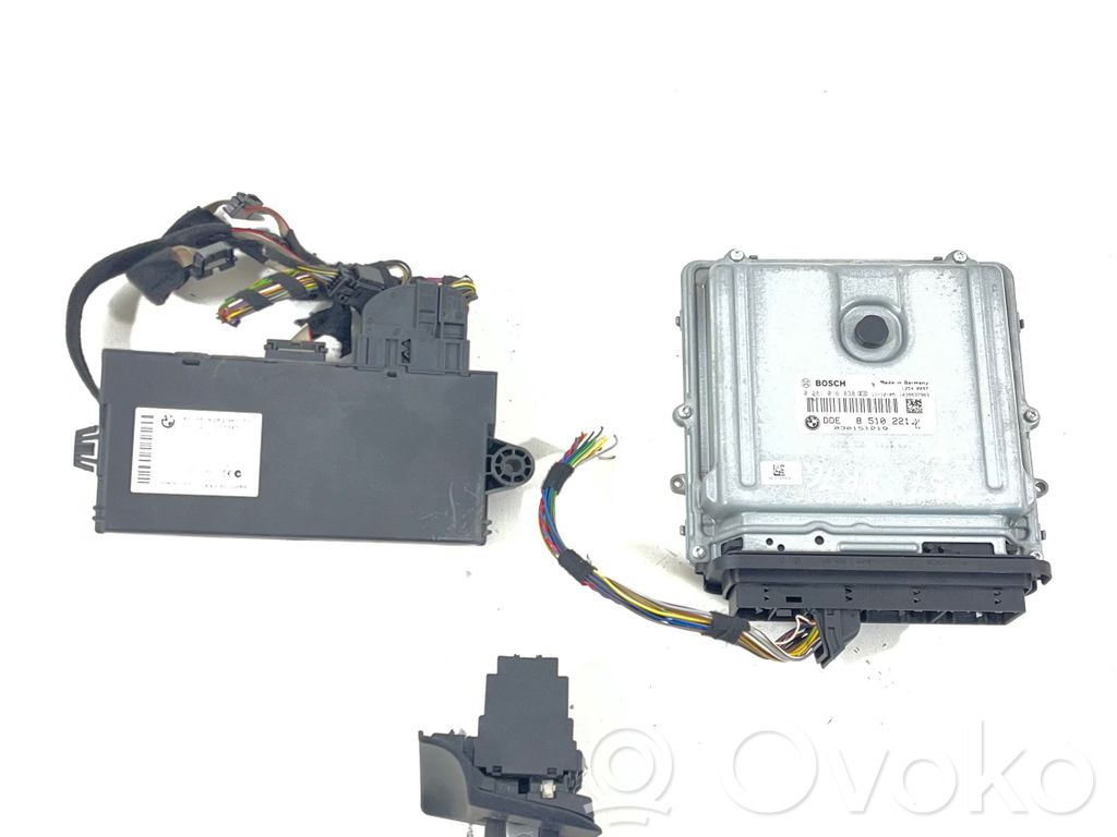 BMW 3 E90 E91 Kit centralina motore ECU e serratura 