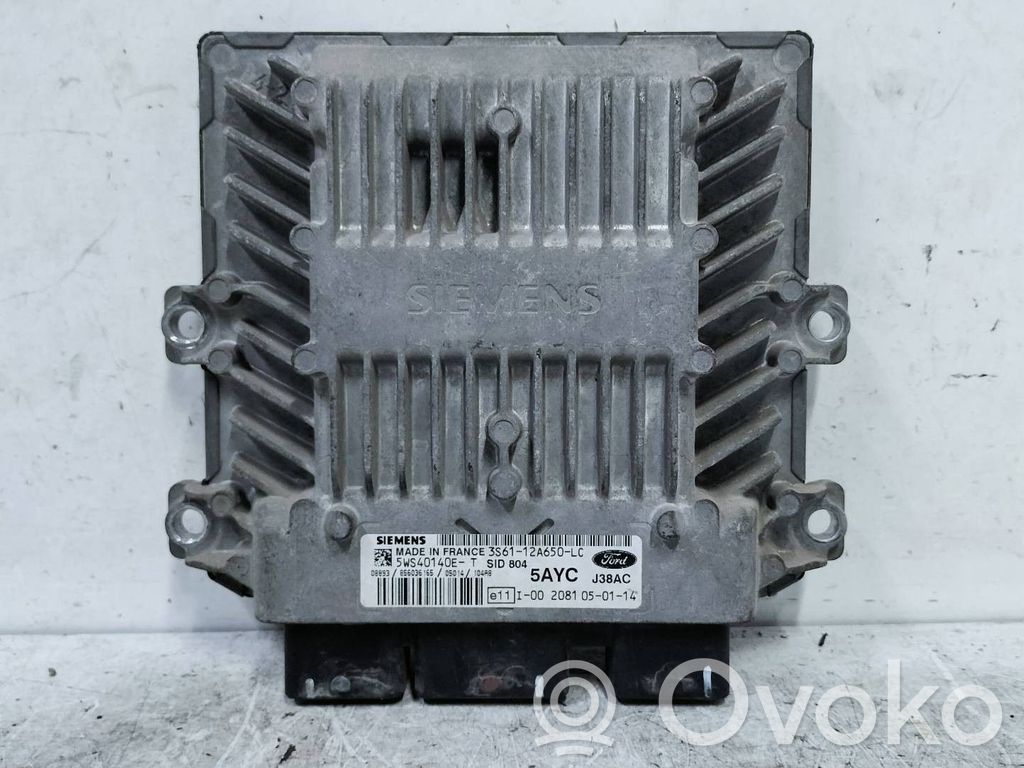 Engine control unit/module   3S6112A650LC,5WS40140ET,5AYC