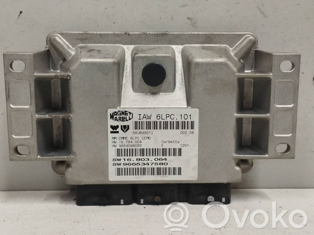 Engine control unit/module   9665347580,9654596080,MAGNETIMARELLI