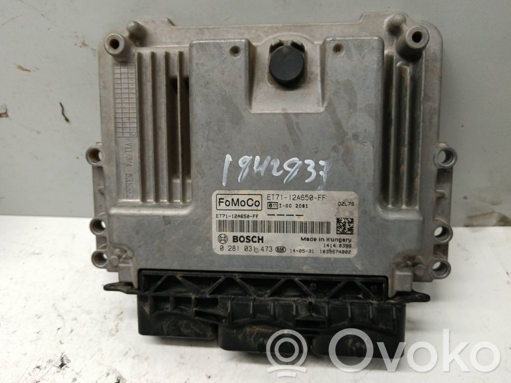 Moottorin ohjainlaite/moduuli   ET7112A650FF
