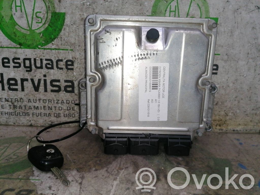 Centralina/modulo del motore   0281011518,9658373180
