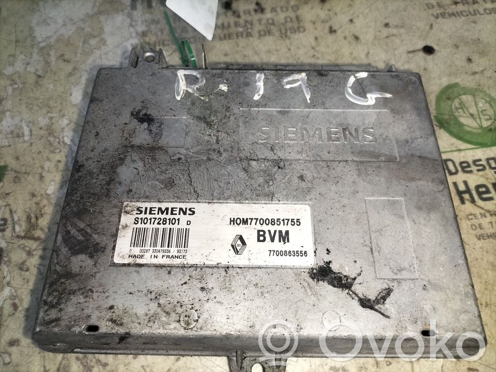Renault 19 Engine control unit/module 